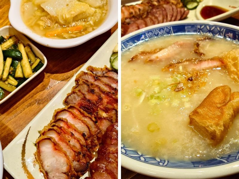 【台中親子一日遊】米其林必比登推薦鹹粥、岩漿火鍋火焰豬、日式漫博館,超充實慶生行程推薦 16 台中米其林必比登推薦台客燒肉粥口味很好