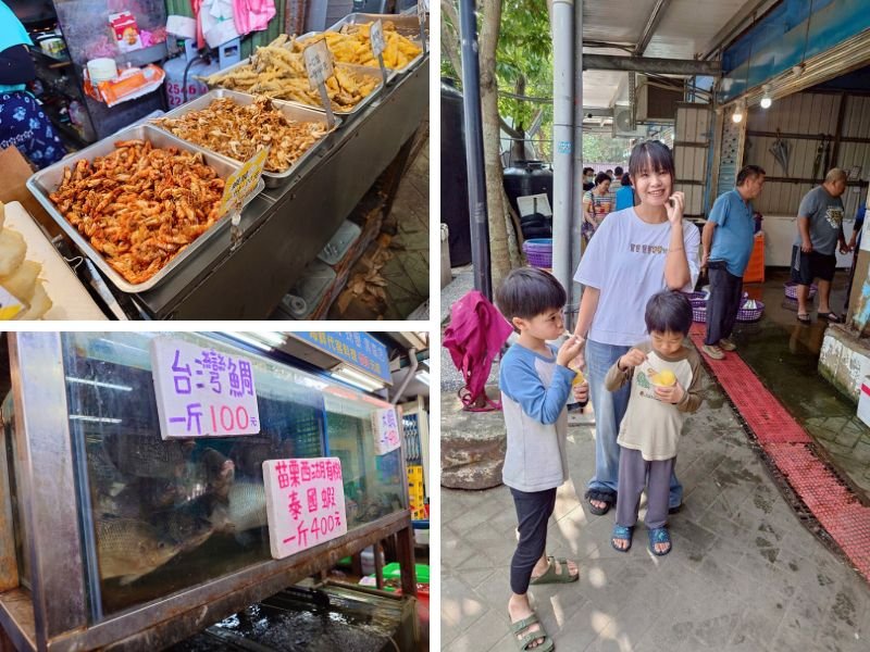 龍鳳漁港有很多小吃