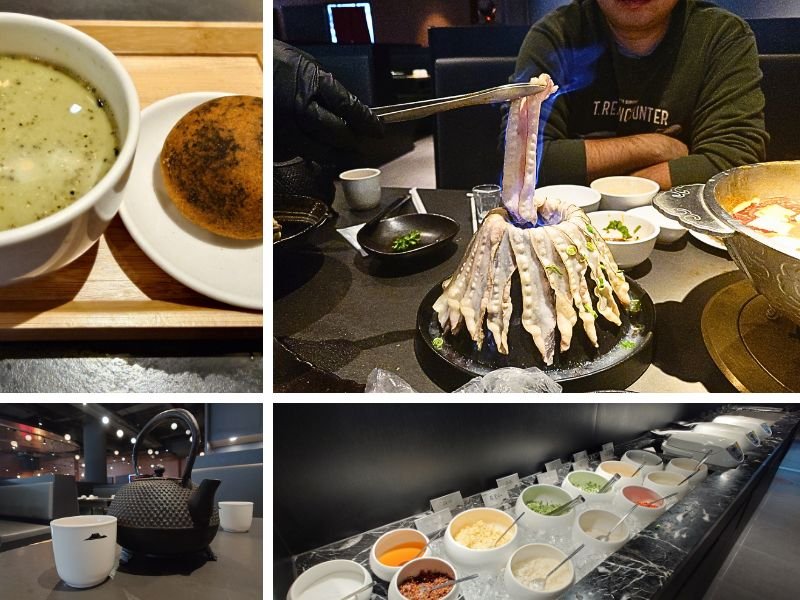 【台中親子一日遊】米其林必比登推薦鹹粥、岩漿火鍋火焰豬、日式漫博館,超充實慶生行程推薦 2 岩漿火鍋台中公益店火焰炙燒豬