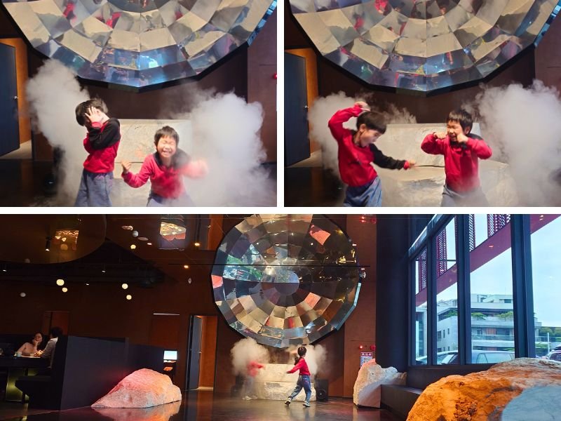 【台中親子一日遊】米其林必比登推薦鹹粥、岩漿火鍋火焰豬、日式漫博館,超充實慶生行程推薦 4 岩漿火鍋台中公益店布置