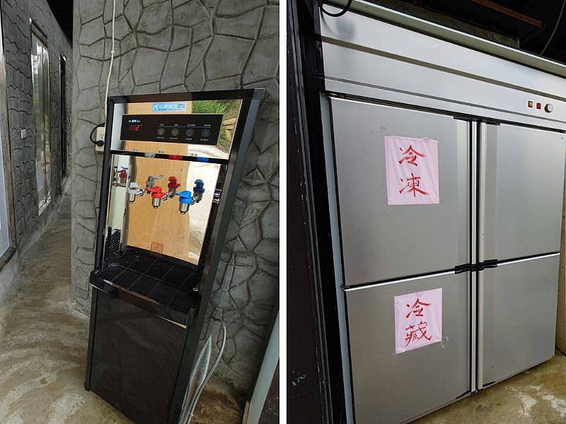 雙梅家第14露|日月山河露營區怕熱又想露營,先玩親子景點童萌農場交通順啦~ 9 日月山河露營區有飲水機,冰水很冰